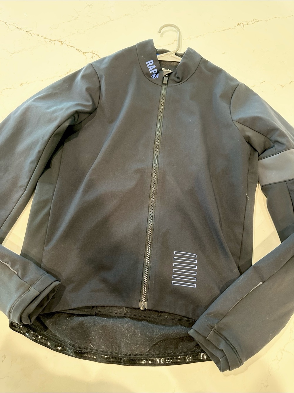 Men's Black Ralpa Softshell Jacket - Performance Zip Front.  Size large